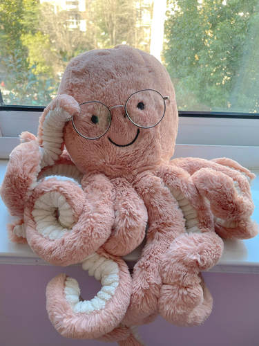 百补Jellycat奥德儿章鱼安抚玩偶