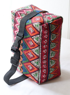 车载纸巾盒套民族风红色喜庆可爱汽车用客厅新中式餐桌布艺抽纸盒