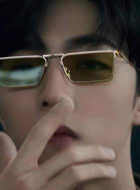 近视墨镜方框金属太阳镜开车专用