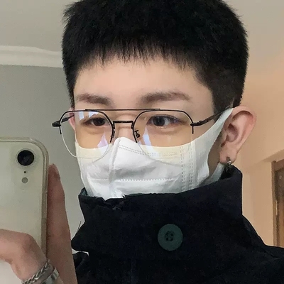 超轻半框近视眼镜框男款防蓝光