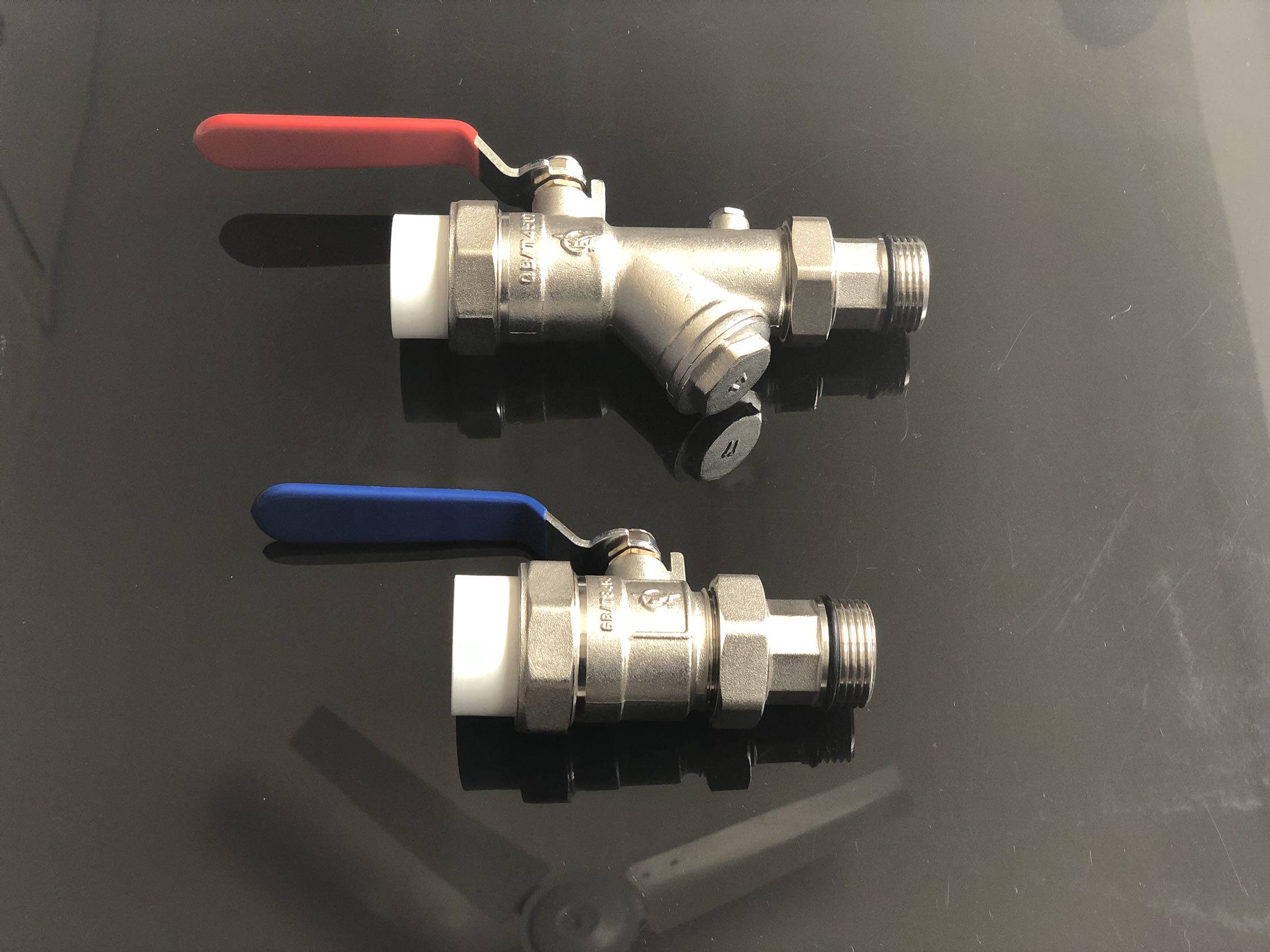 玉泉阀门 分水器进水阀 分水器回水阀多功能套阀铜球 保真