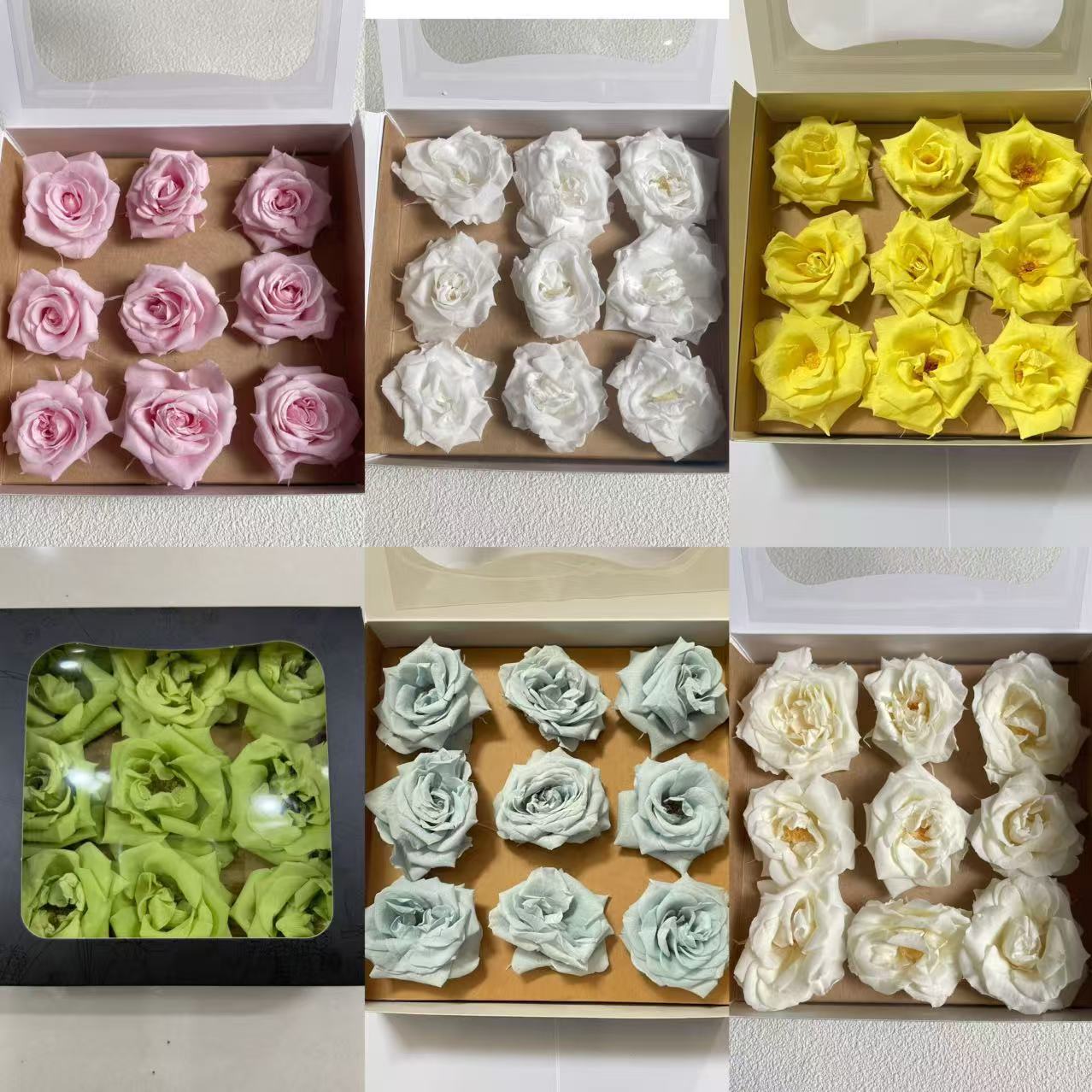 永生花蔷薇花头玛格丽特玫瑰花保鲜花真花桔梗花DIY手工插花材料