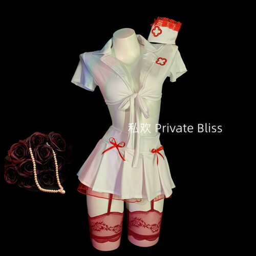 私欢万圣节cos护士服穿搭战袍