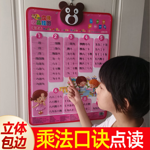 乖宝宝乘法口决表有声挂图