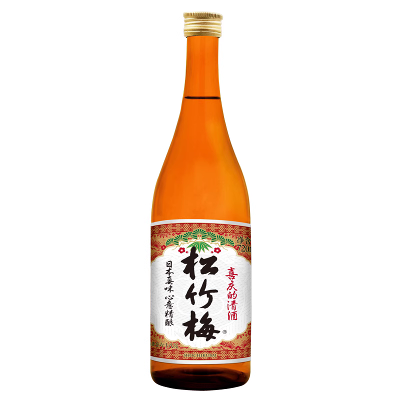 正品合资日本清酒松竹梅清酒720ml 宝酒造料理店同款纯米酿造