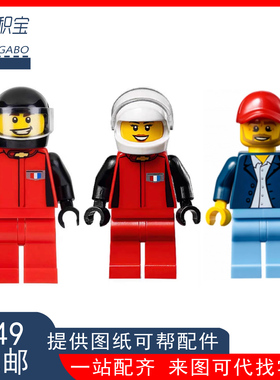 LEGO乐高 sc027雪佛兰科迈罗赛车手75874独 sc020女驾驶员 正品