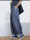 汉麻斜纹色织牛仔布显瘦清凉休闲透气直筒裤 镇店之宝 25155