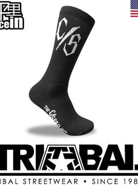 【北京现货】TRIBAL GEAR黑色中帮袜子WESTCOAST西岸C/S CONSAFOS