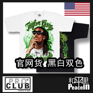 【北京现货】ProClub x WIZ KHALFIA合作款TEET恤西海岸官网真货