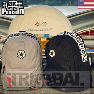 【北京现货】TRIBAL GEAR街舞品牌黑色书包街头西海岸匪帮 涂鸦字