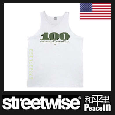 北京白色街头匪帮背心