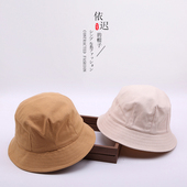 渔夫帽女日系小帽檐夏季 遮阳防晒韩版 文艺百搭纯棉可折叠短沿盆帽