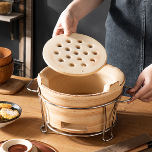 围炉煮茶隔板陶土碳火老式 打边炉加厚烧烤炉内胆碳炭火盆炭炉火窗