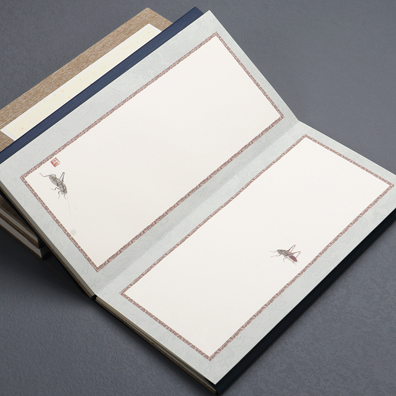 辉宏空白册页宣纸本蜡染卡纸宣纸