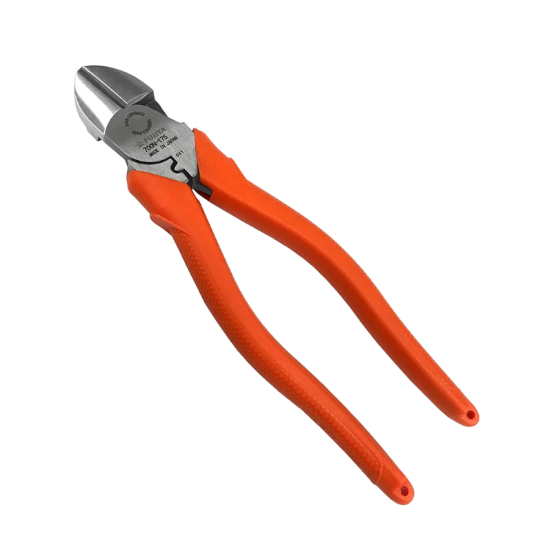 日本进口FUJIYA老虎钳工业家用电工钢丝斜嘴钳斜口钳8英寸70H-200
