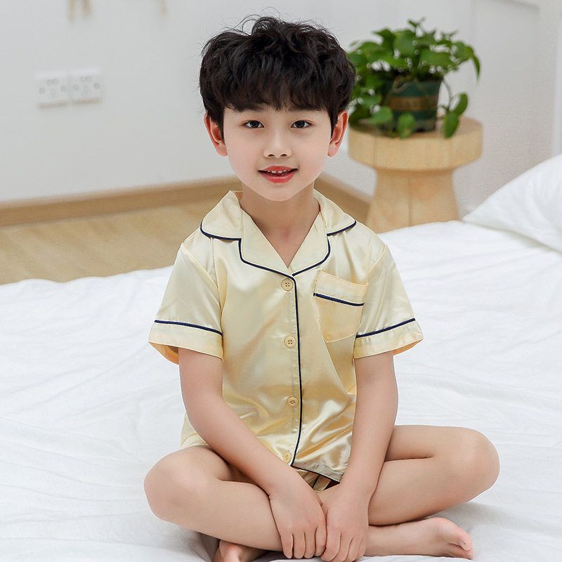 家居服薄款男孩左爱佑童夏季男