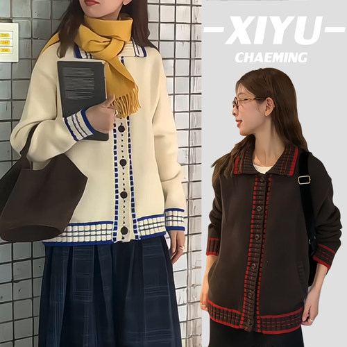 柔软毛衣开衫温柔毛针织衫外套
