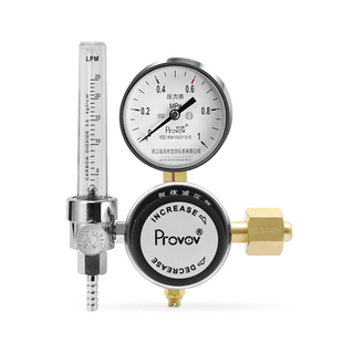 标准气体减压阀YQB-731L可调压带流量计实验室环境尾气检测压力表