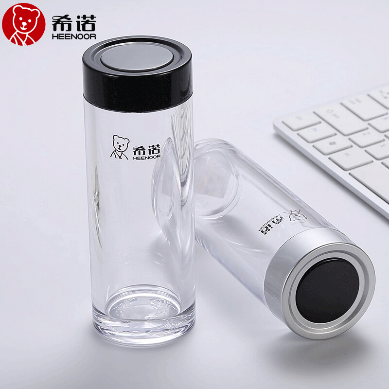 希诺PC加厚塑料杯防摔透明杯子图片