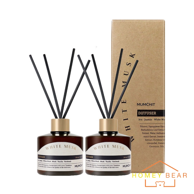 MUMCHITBiotox香氛擴香瓶白麝香室内用200ml2支入200ml平行進口