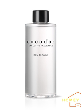香港Cocod'or香薰扩香补充瓶200ml玫瑰香水附5条散香藤枝平行进口