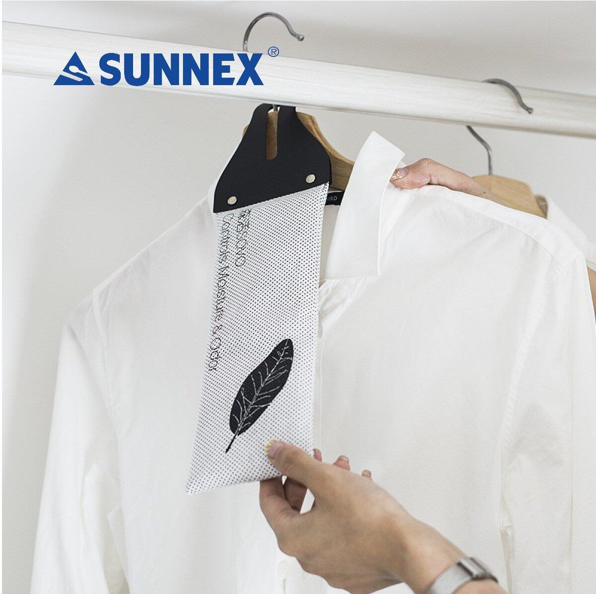 SUNNEX香港进口吊挂式硅藻土防潮防霉除湿袋抽湿防霉衣柜除臭吸湿