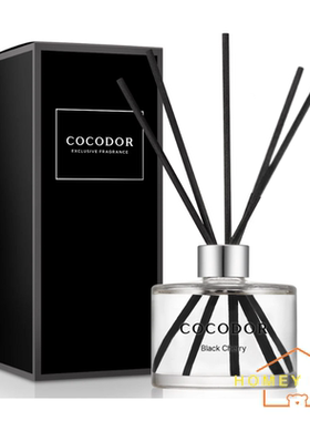 进口Cocod'or经典款简约扩香瓶200ml黑樱桃黑盒独家香气调配处方