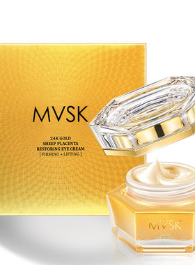 MVSK 品牌皇牌24K金羊胎素再生眼霜25ml抗皱收紧鱼尾纹滋润胶香港