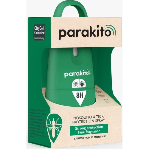 帕洛驱蚊法国Parakito防虫驱蚊喷雾经典款天然防蚊喷雾75ml长效版