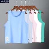 男童背心夏款 薄款 青少年12 胖童装 13工字背心T恤加肥加大版 纯棉潮