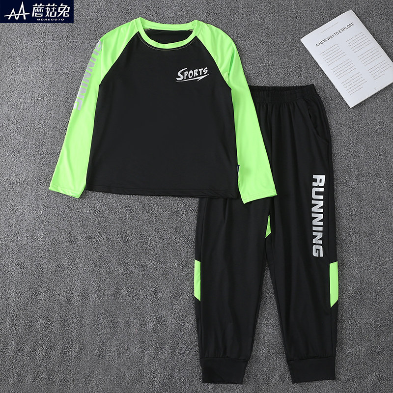 男童速干训练服篮球服足球服薄款图片