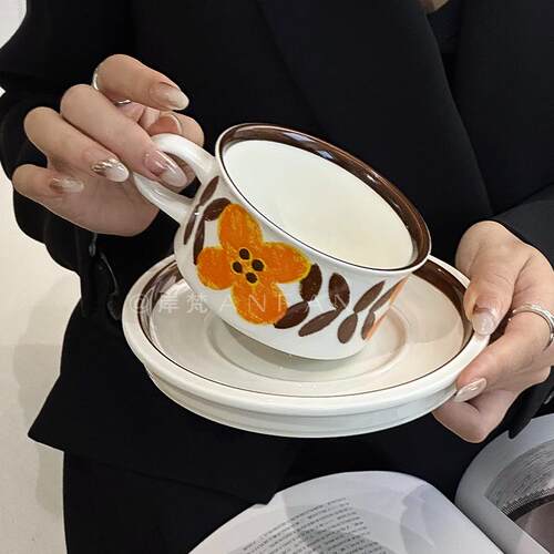 艺术手绘创意陶瓷咖啡杯