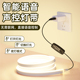 语音控制灯带无线免打孔自粘智能声控usb三色变光家用装 饰led灯