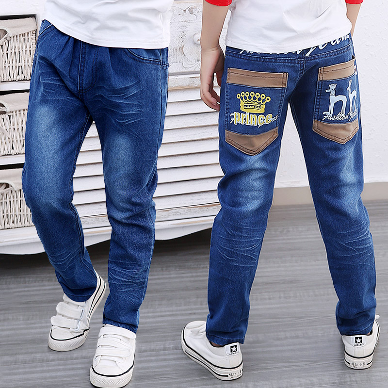 男童牛仔裤春秋韩版时尚裤子洋气