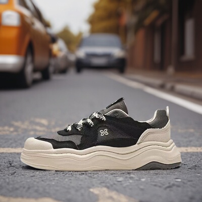 安踏熔岩蛋糕女子运动板鞋