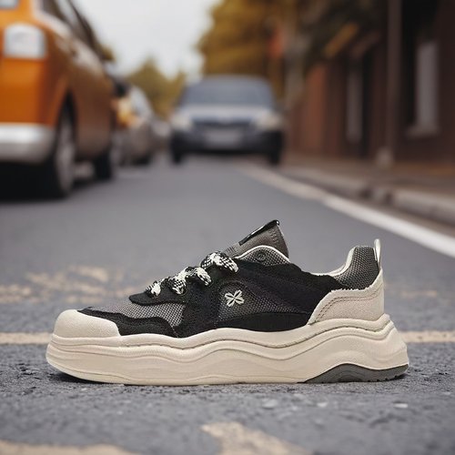 安踏熔岩蛋糕女子运动板鞋