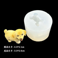 Mini dog, DIY silicone mold, handcrafted crystal resin resin to make decorative ornaments, pet-shaped mold thumbnail 4