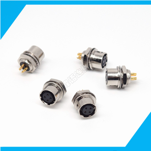 广濑1号4芯6pin basler RED工业相机插座圆形连接器HR10A