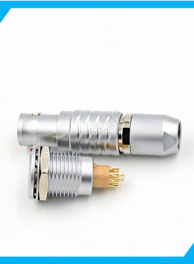 精密圆形连接器M9M12公头母座6789PIN推拉自锁医疗美容航空头0B1B