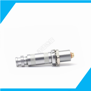 0SFFAECP公头母座单芯同轴2芯3pin4针圆形连接器工业传感器接头M9