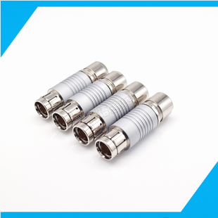 兼容费舍尔104航空插头2芯3pin4针5孔快速插拔推拉自锁连接器M16