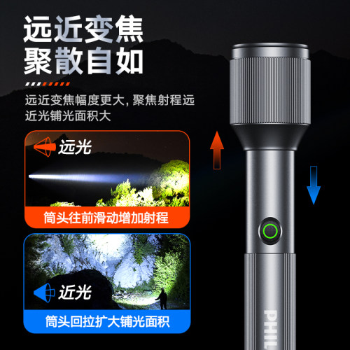 飞利浦SFL2142户外变焦强光手电