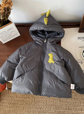 【现货】儿童羽绒服2025冬季男童韩版新国标90白鸭绒外套DW245862