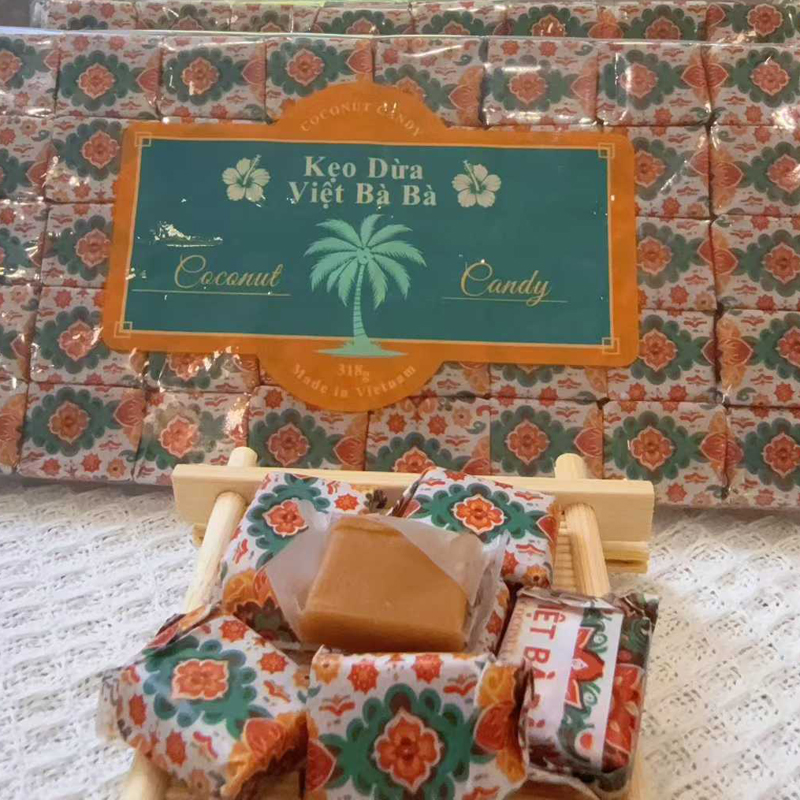 越南越婆婆椰子糖318克（80颗）越南特产槟椥糖果婚庆喜糖
