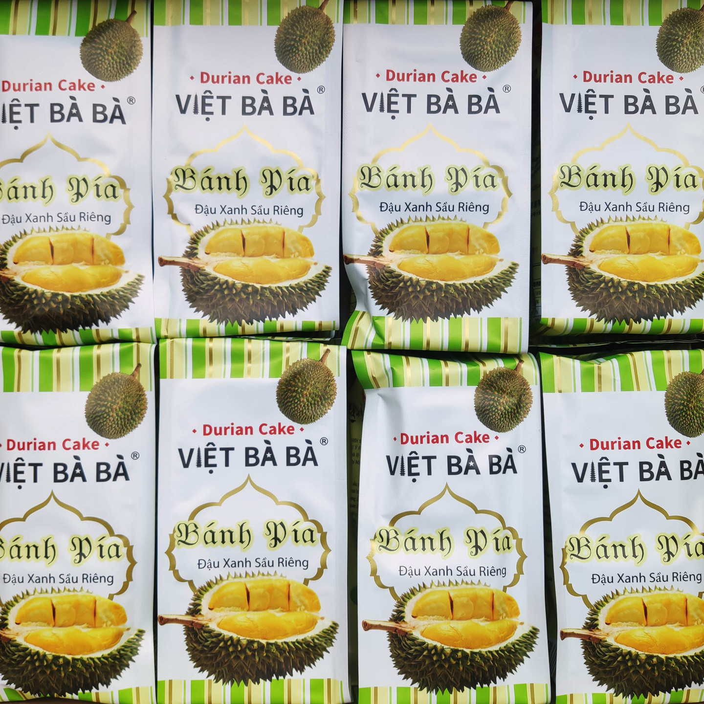 越婆婆榴莲饼300克(50克*6)老包装越文版 越南特产进口榴莲酥