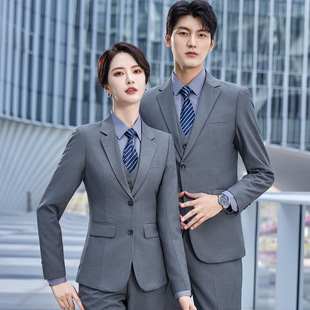 男女同款职业高端套装套裙商务西服