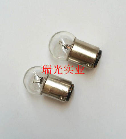 直丝圆头灯泡B15 12V24V5W10W卡口灯珠电梯灯 机床指示灯泡AC平角