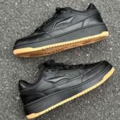 休闲百搭板鞋 李宁天迹 防滑耐磨软弹舒适拼接 黑色