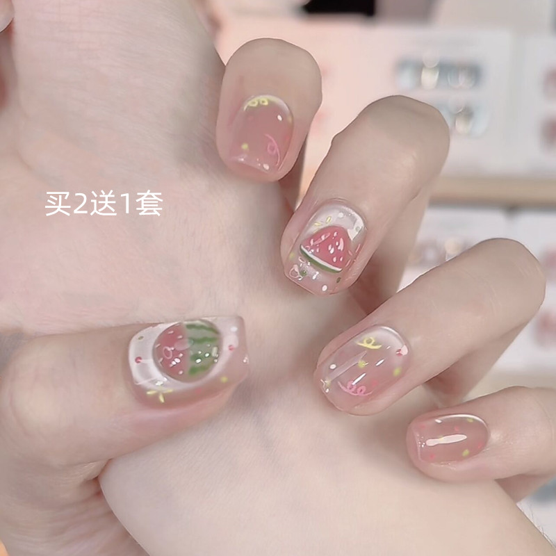 童趣夏日西瓜穿戴甲片