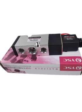 YSC气动电磁阀HSVF5120-10B AC220V二位五通板式侧面按装换向阀